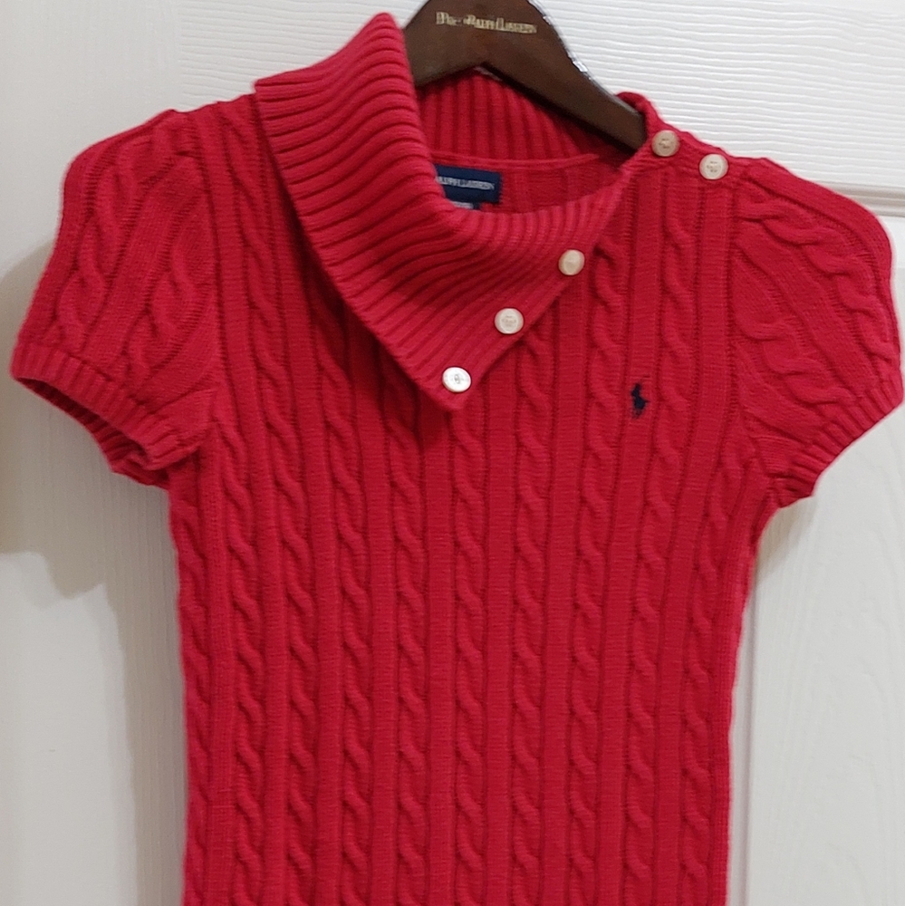 Ralph lauren girl  holiday cable knit Dress